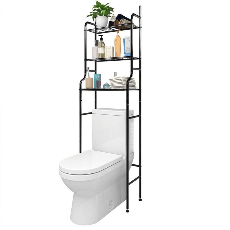 Over The Toilet Storage - 9.45"D x 19.68"W x 63.78"H