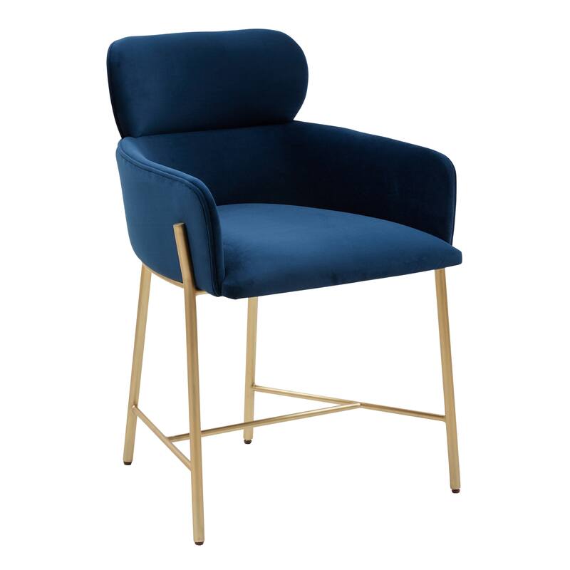 SAFAVIEH Couture Zuhal Dining Chair (Fully Assembled) - 21.9" W x 20.7" L x 30.1" H - 22Wx21Dx30H