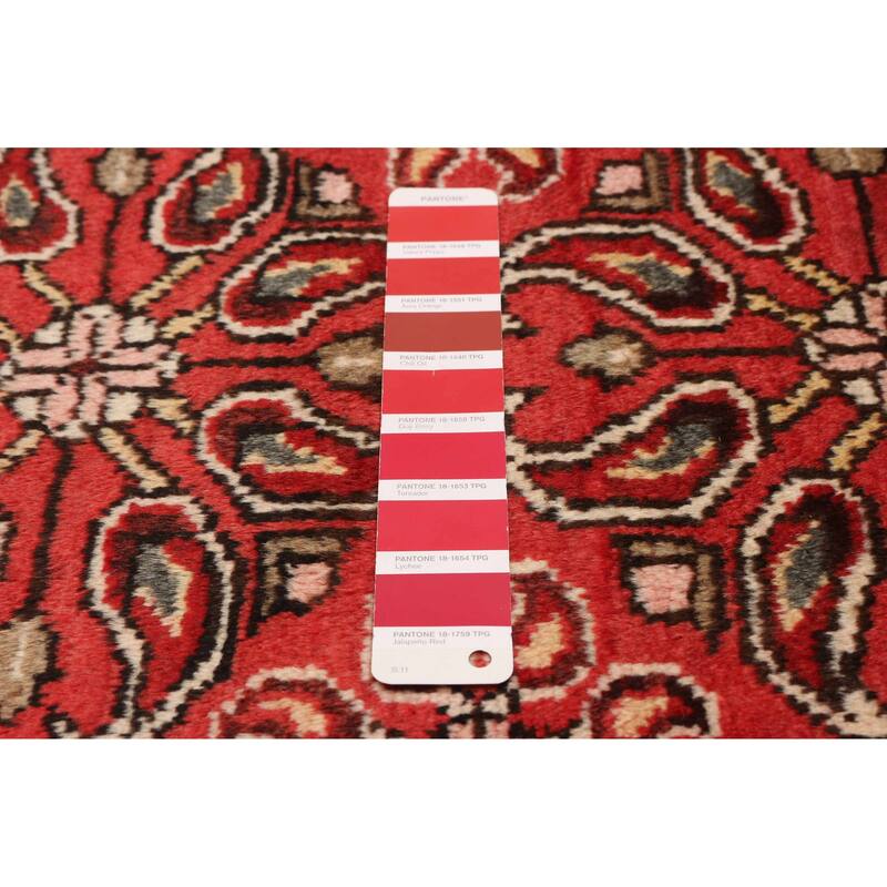 ECARPETGALLERY Hand-knotted Andelz Red Wool Rug - 3'11 x 9'11