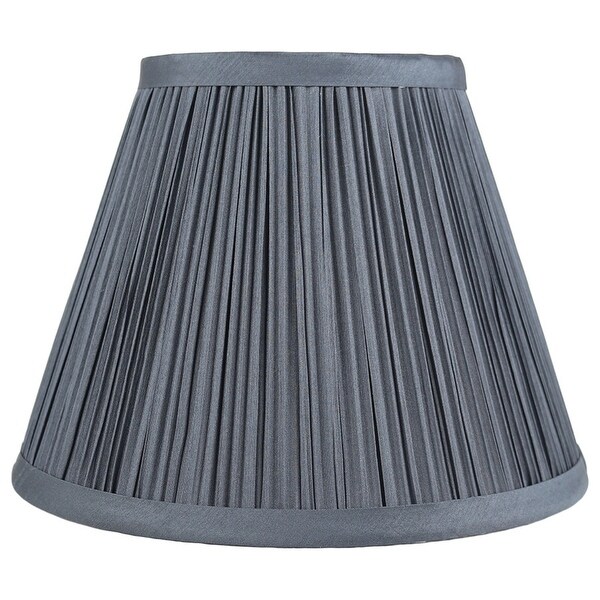 Grey pleated table lamp shade cheap