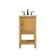 preview thumbnail 19 of 23, Grand 19 - 30 Inch Single Bathroom Vanity 19 Inches - Natural Wood
