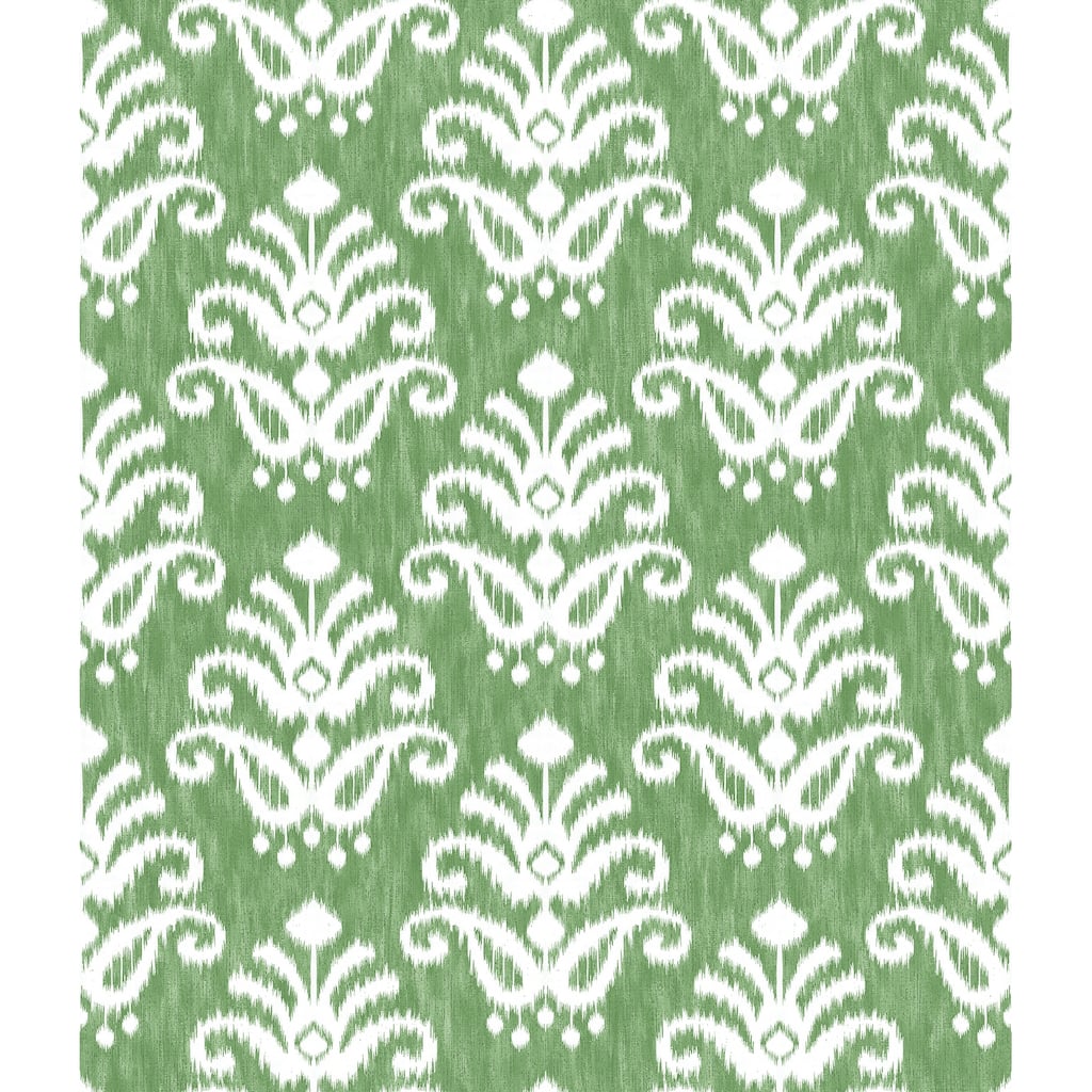 A-Street Prints Keaton Green Medallion Wallpaper