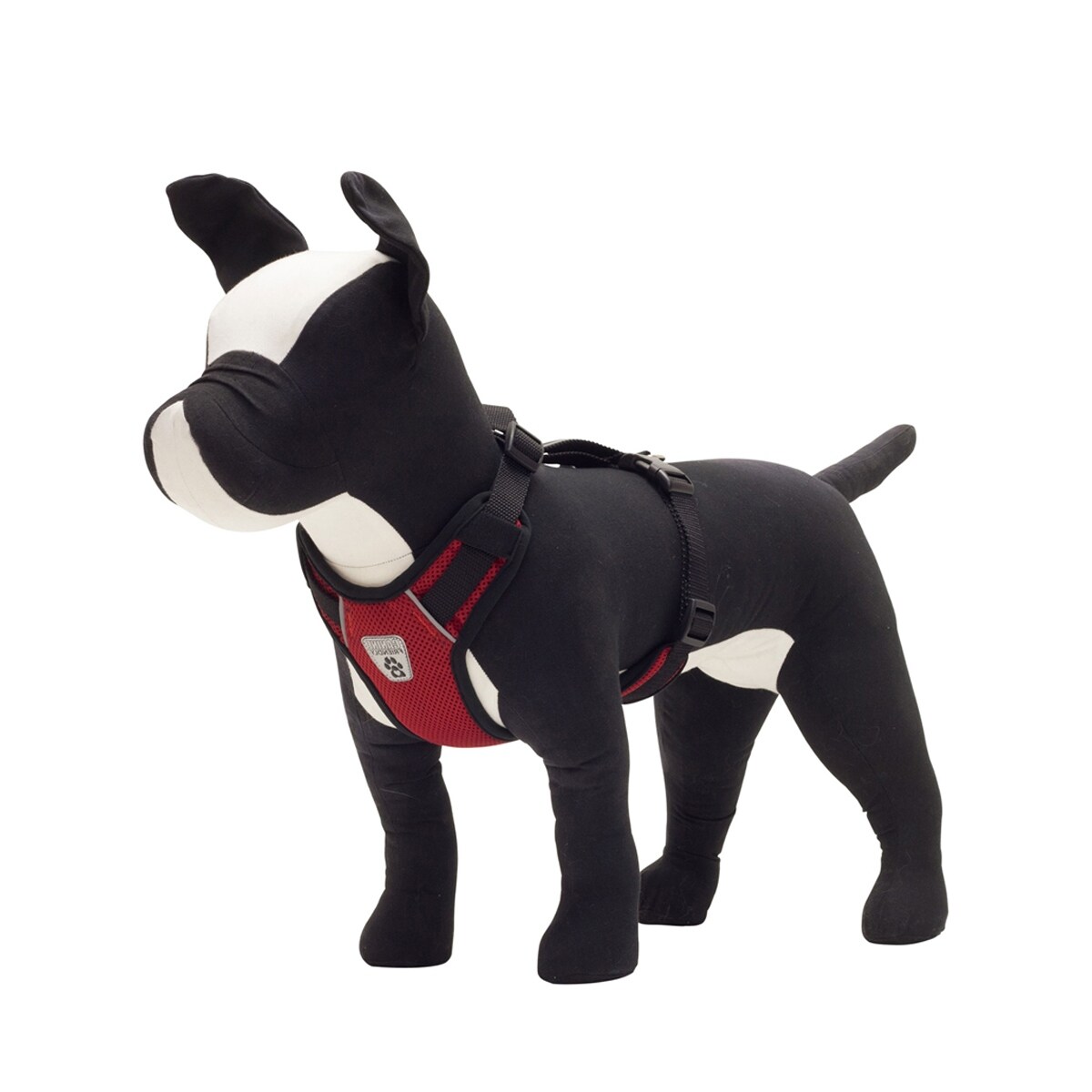 Canine Friendly Vented Vest Harness Red Small
