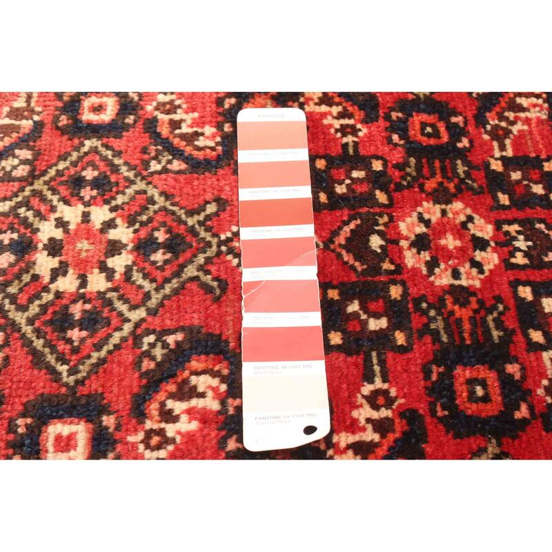 ECARPETGALLERY Hand-knotted Andelz Red Wool Rug - 3'8 x 5'9