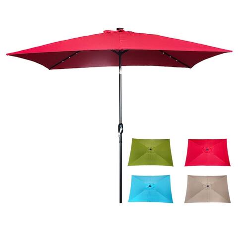 Buy Rectangular Patio Umbrellas Online At Overstock Our Best Patio Umbrellas Shades Deals