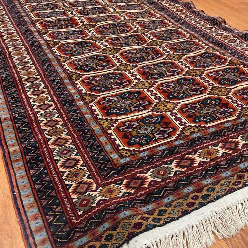 HERAT ORIENTAL Handmade Kurdish Wool Rug - 3'9" x 5'7"