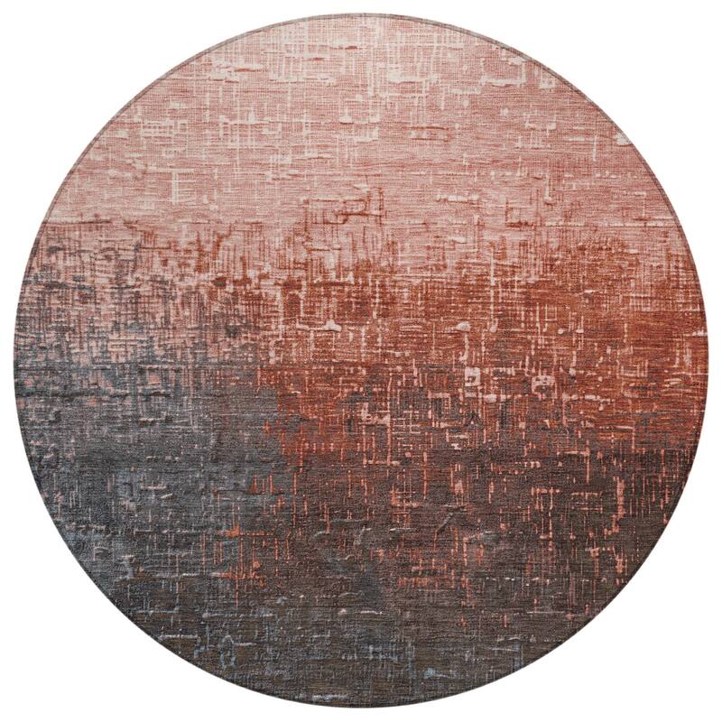 HomeRoots Ombre Transitional Rectangle Outdoor Rug