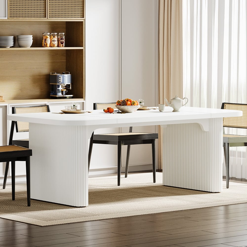 Wood Dining Table, Modern Kitchen Table, Dining Room Accent Table