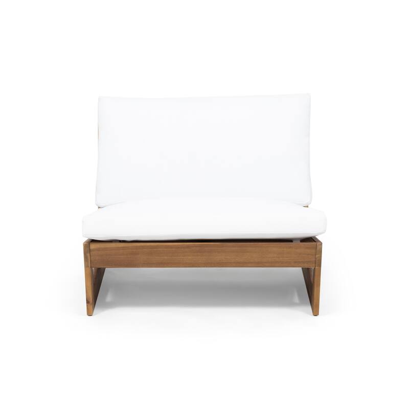 Sherwood Acacia Wood Outdoor Lounge Chairs and 50,000 BTU Circular Propane Fire Pit by Christopher Knight Home