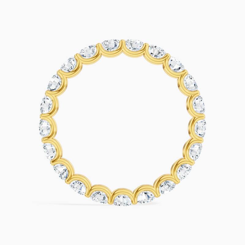 Auriya 14k Gold Round Lab Grown Diamond Eternity Band 2.10 - 9.75 ct. tw. (F-G, VS)