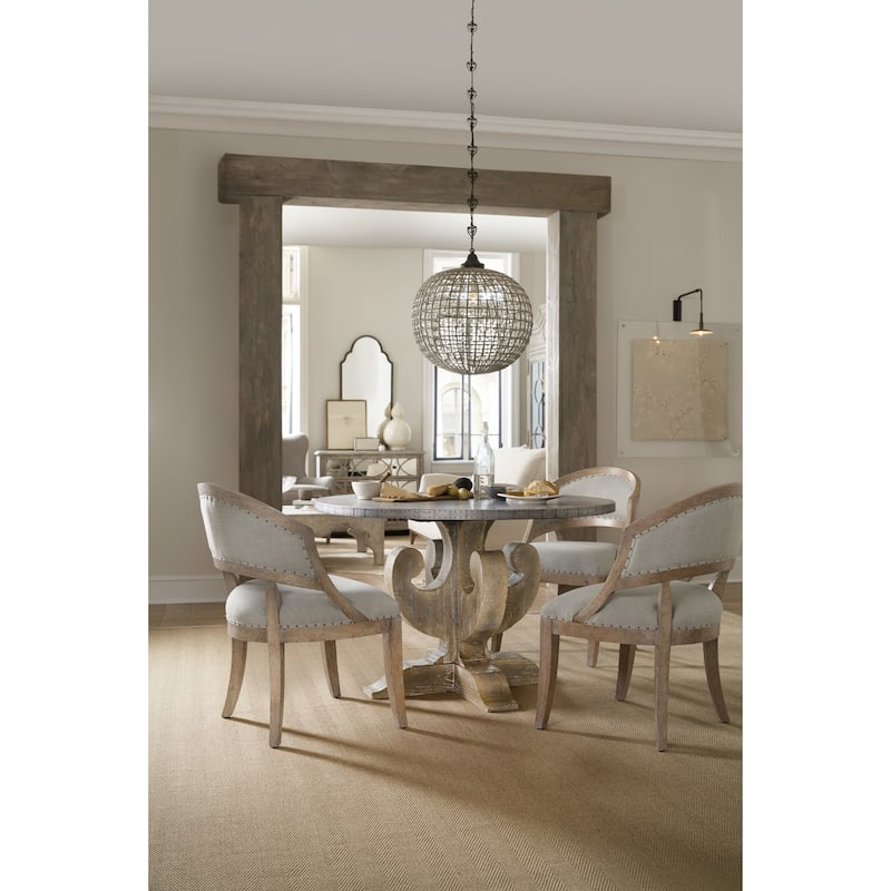 Hooker Furniture 5750-75300-SINGLE Boheme 23" Wide Fabric Dining Chair