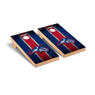 SUNY Stony Brook Seawolves Vintage Cornhole Board Set
