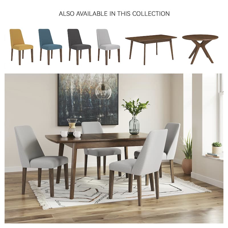 Signature Design by Ashley Lyncott Gray/Brown Dining Upholstered Side Chair (Set of 2) - 18"W x 24"D x 36"H