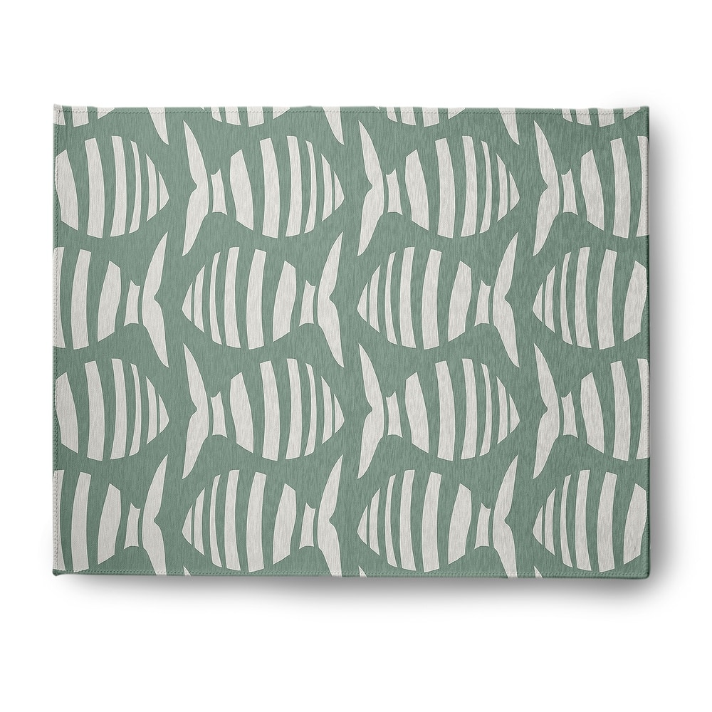 Swimming School Nautical Indoor/Outdoor Rug