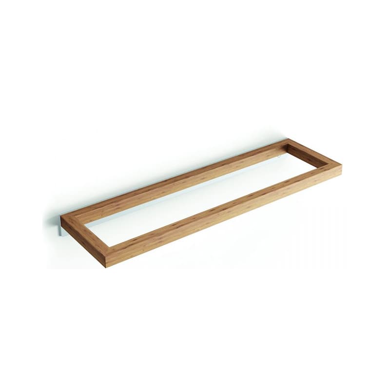 WS Bath Collections Bamboo 51714.03 Bamboo 13" Towel Bar - Bamboo Wood