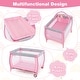 preview thumbnail 6 of 8, Gymax Portable Foldable Baby Playard Playpen Nursery Center w/