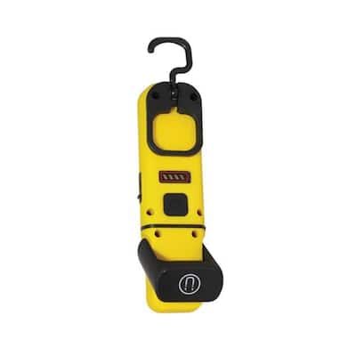 HOMLUX 300 Lumen LED Handheld Rechargeable Work Light Flashlight - White