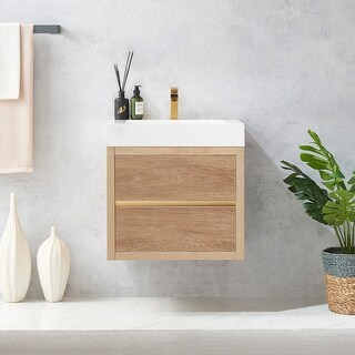 Palencia 24" Wall-Mount Vanity with White Sink Top