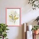 preview thumbnail 128 of 138, The Minimalist Garden II -Framed Print w/glass-Cherry Red