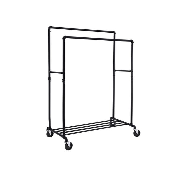 Metal pipe hanging rack shop