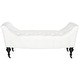 preview thumbnail 2 of 4, Safavieh En Vogue Georgette White Bench - 57.1" x 23.2" x 24.2"