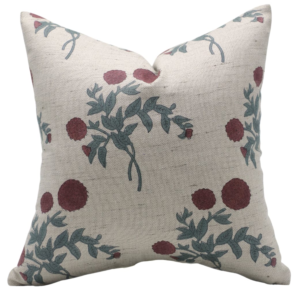 Fabdivine Linen Decorative Block print pillow Cover