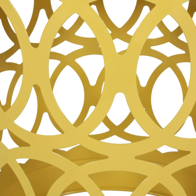 Outdoor Metal S/2 End table, No assembly is required, This comes as a set of two