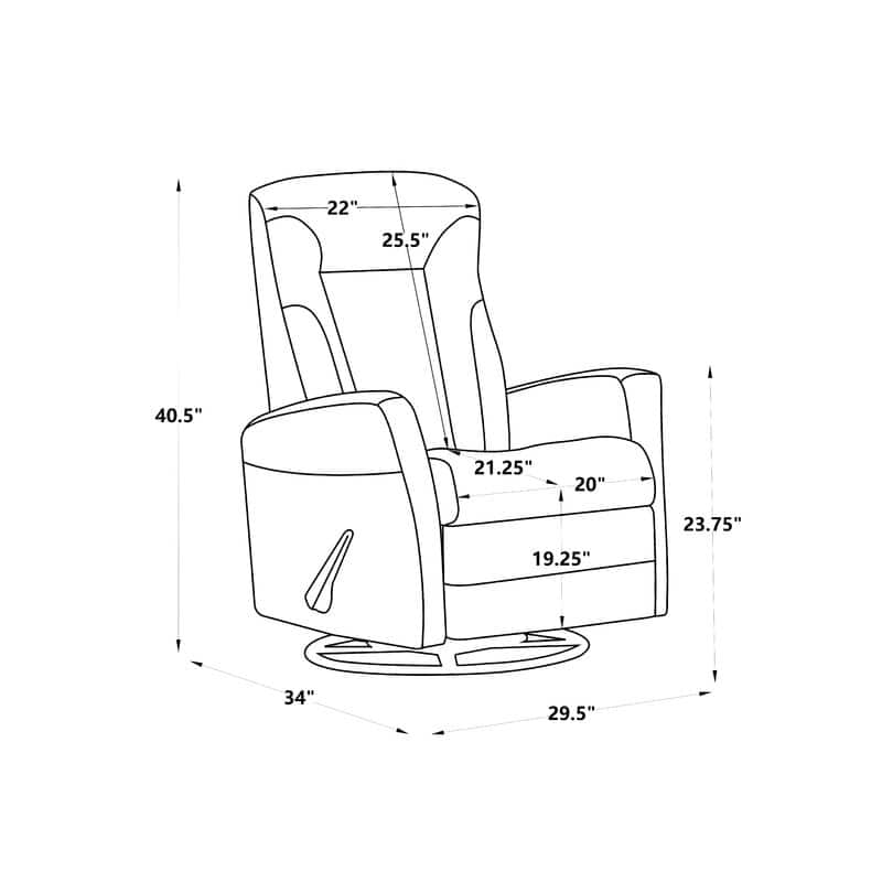 Recliner Rocker Recliner Swivel Recliner Chair Accent Chair