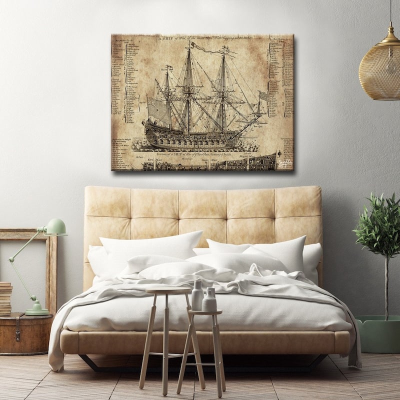 Ready2HangArt 'Old Dark Moon' Canvas Art Print