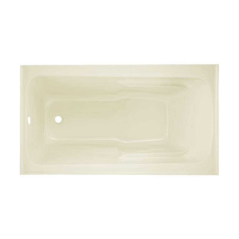 Lausanne 54" X 30" Left-Hand Drain Alcove Bathtub With Apron In Bisque - 30x54 Left