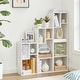 preview thumbnail 22 of 34, VECELO Set of 3 Cube Bookshelves 2/3/4-Tier Open Shelf Bookcase with Irregular Cubes for Living Room Study Bedroom Office