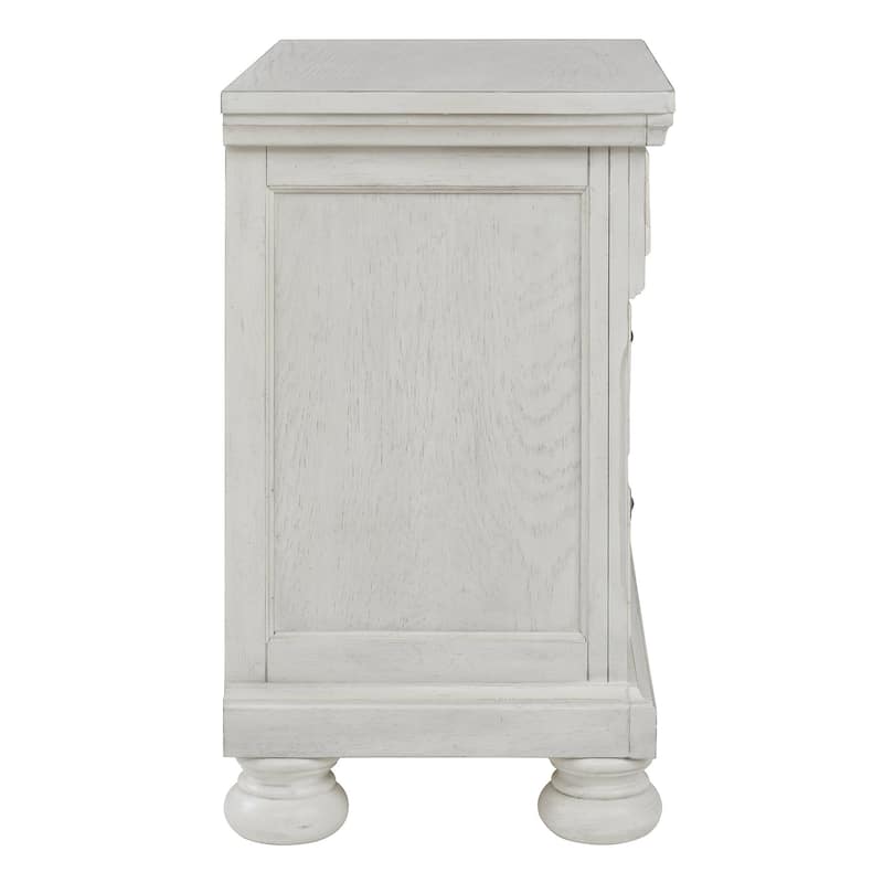 Robbinsdale Antique White 2 Drawer Nightstand