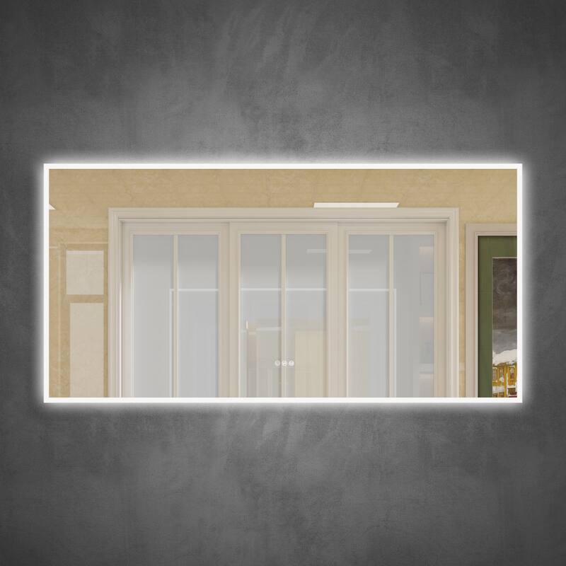 Modern Wall Mounted LED Bathroom mirror