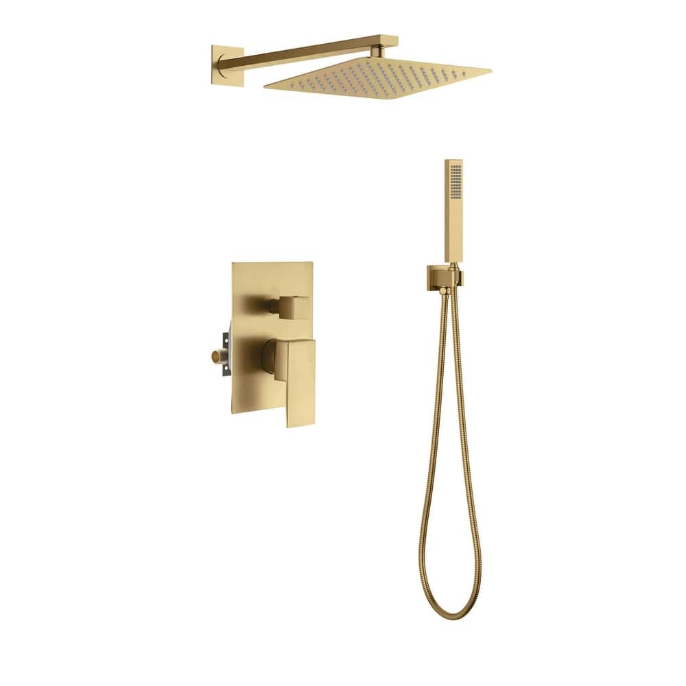 Cube Pressure Balanced 2-Function Shower System with Rough-In Valve