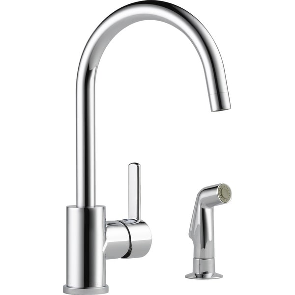 Peerless P199152LF Pull-Down Kitchen Faucet with Two-Function Spray Modes and 360 Degree Spout Swivel - Side Spray Included