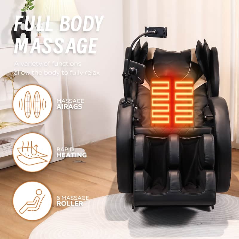 Massage Chair Recliner with Zero Gravity with Full Body Air Pressure