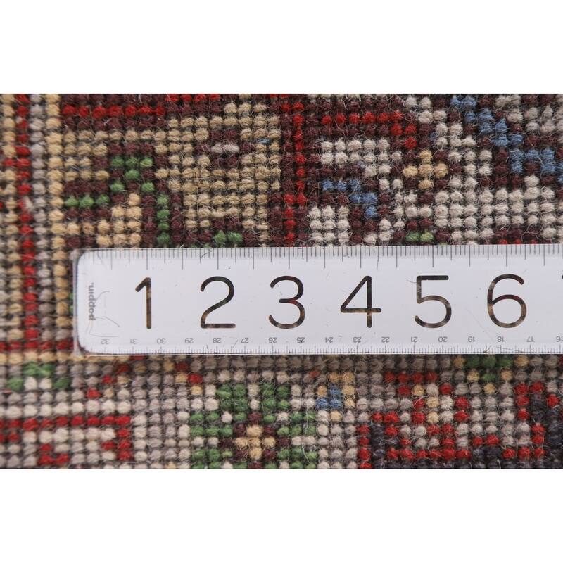 Medallion Heriz Serapi Accent Area Rug Hand-knotted Wool Carpet - 2'0"x 3'0"