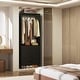 preview thumbnail 3 of 81, Cimly Closet System with Wood Drawers and Hanging Rods, Organizer Wardrobe for Walk-in and Reach-in Closet