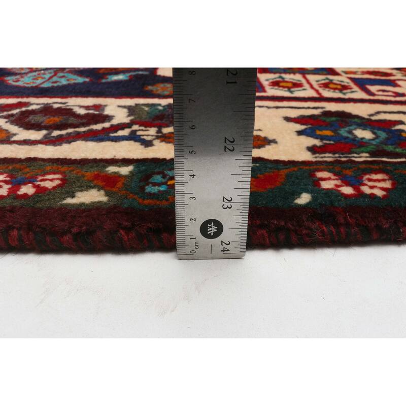 ECARPETGALLERY Hand-knotted Melis Vintage Red Wool Rug - 5'9 x 9'6