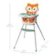 preview thumbnail 5 of 18, 4-in-1 Convertible High Chair, Fox-Theme, Space-Saving Design, Booster and Toddler Chair for Infants & Toddlers 3M-36M