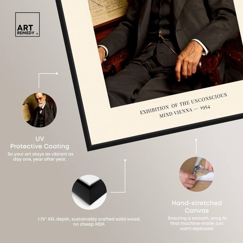 Father of Psychoanalysis Canvas by Art Remedy