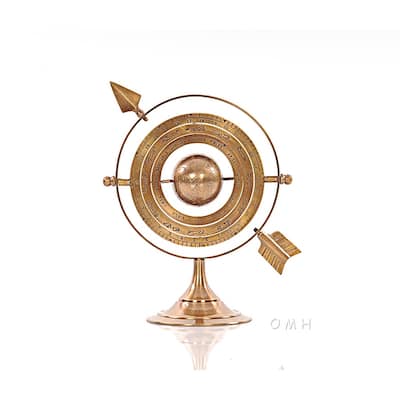 Armillary Brass with Bright Annealed Finish