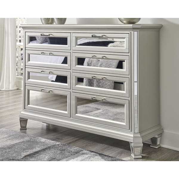 Ashley Furniture Lindenfield Silver Dresser - Bed Bath & Beyond