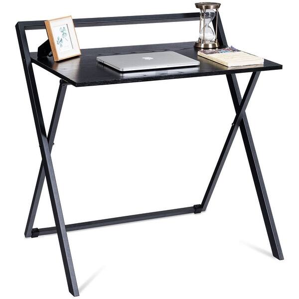 Shop Folding Computer Desk Pc Laptop Table Study Workstation Wood