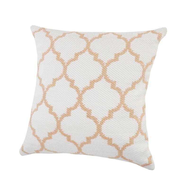 Sevita Geometric Lattice Indoor/Outdoor Throw Pillow