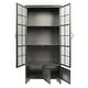 preview thumbnail 6 of 5, Metal Cabinet with 3 Shelves & 4 Doors