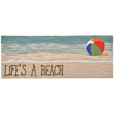 Liora Manne Frontporch Life's A Beach Indoor/Outdoor Rug