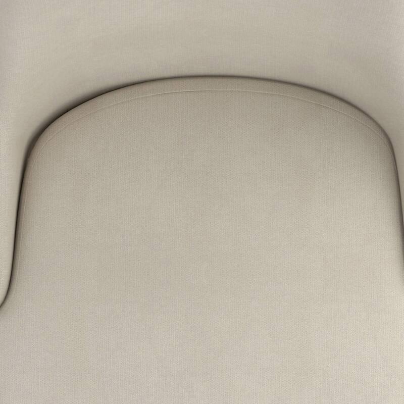 Textured Side Chair - 36.75" - Beige and Black