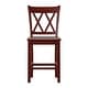 preview thumbnail 54 of 57, Eleanor X-Back Wood Counter Chairs (Set of 2) by iNSPIRE Q Classic