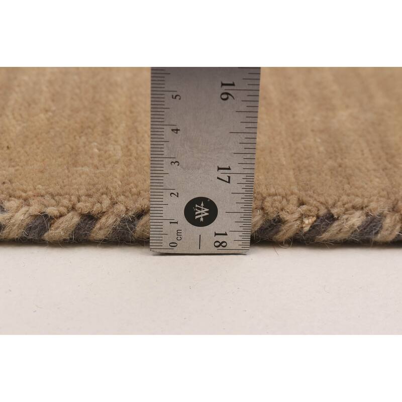 Kashkuli Gabbeh Beige Rug 2'5" x 6'6" - 2'5 x 6'6